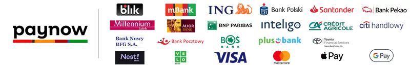Obsługiwane metody płatności - Paynow