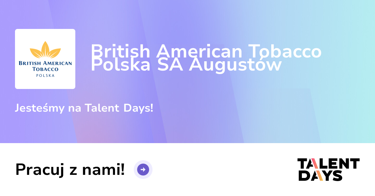 british american tobacco polska Tradins Sp. z o.o British American Tobacco Poland Sp.
